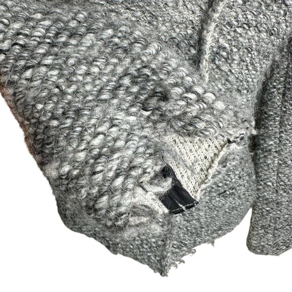 IRO Sveva Boucle Tweed Snap Front Gray Knit Jacket Women's Size 1 Small Career - Picture 10 of 14